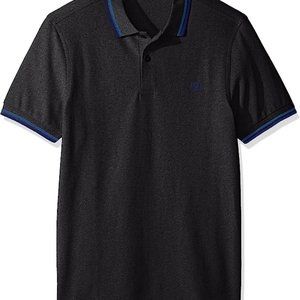 Fred Perry / M3600 Twin Tipped polo shirt / Graphite Marl/Aster/Regal / Large